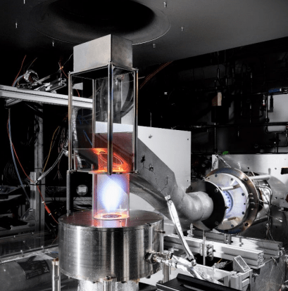 Atmosphärischer Brennerprüfstand